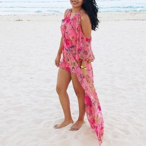 Gianni Bini (GB) Summer  Floral Romper